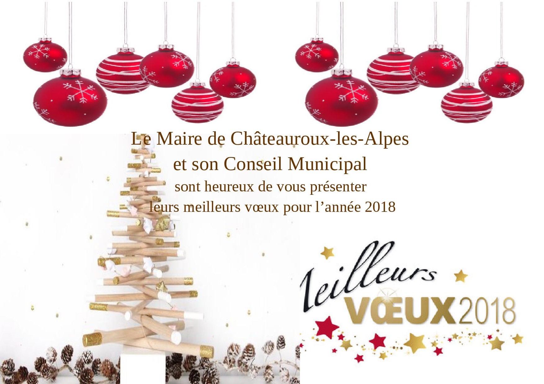 Vœux de la Mairie de Châteauroux-Les-Alpes